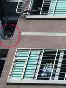 Man Stands On Ledge For 7 Hours When His Lover's Husband Comes Home Early