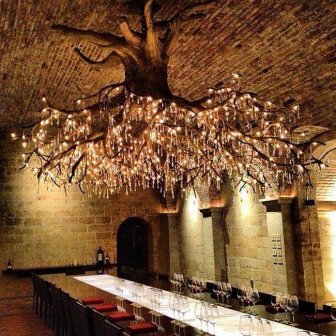 The Kathryn Hall Vineyard Is Home To An Amazing Tree Chandelier