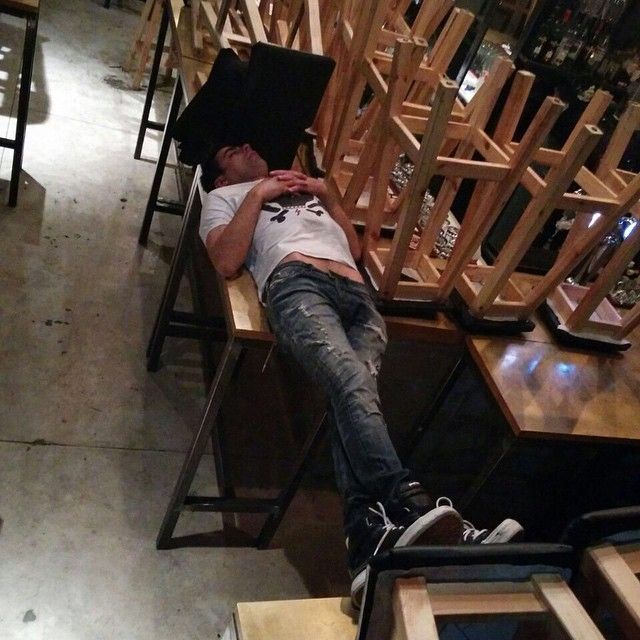 Meet The Alcoholic Boss That Falls Asleep In Awkward Places