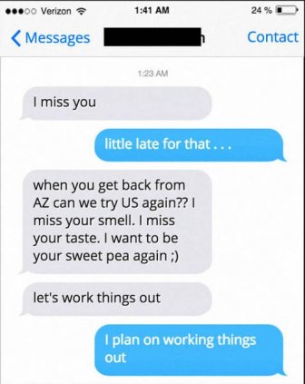 Guy Has Epic Response For His Cheating Ex-Girlfriend