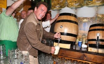 Arnold Schwarzenegger Celebrates Oktoberfest With Girlfriend Heather Milligan