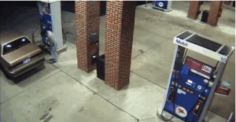 Man Tries To Kill A Spider By Setting Fire To A Gas Pump