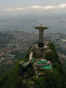 Statue of Christ Redeemer in Rio de Janeiro, Brazil