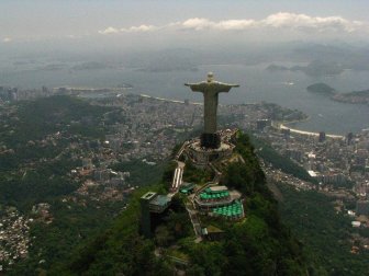 Statue of Christ Redeemer in Rio de Janeiro, Brazil