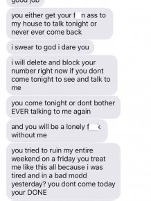 Girl Unleashes The Crazy When Her Date Says He's Going To Be Late