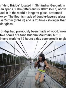 China Is Home To The World's Longest Glass Bridge And It's Insane