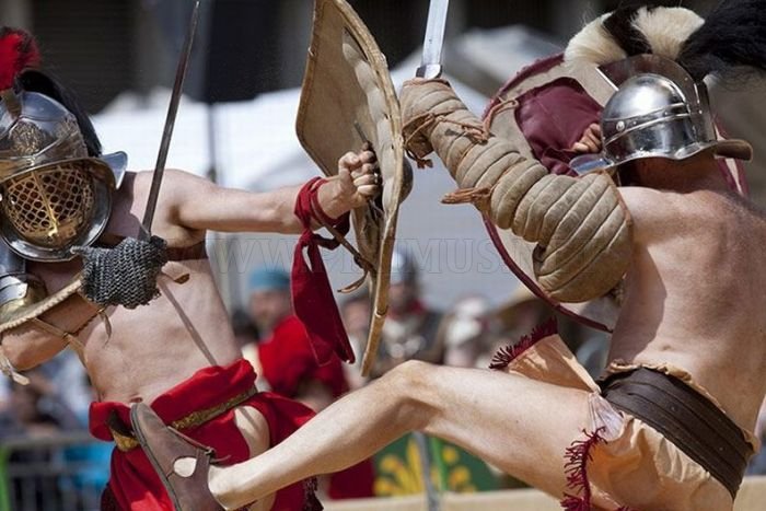 Gladiator Fighting in London 
