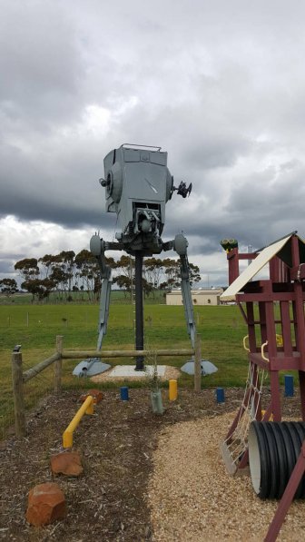 Fan Builds His Own Life-Sized Imperial AT-ST Walker From Star Wars