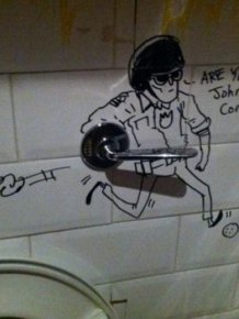 Bathroom Graffiti Masterpieces That Are True Works Of Art