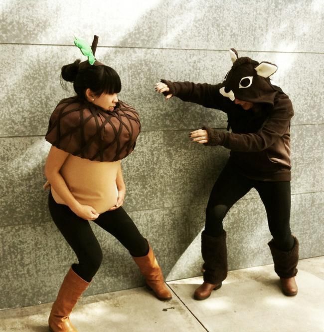 Pregnant People Who Turned Their Baby Bumps Into Halloween Costumes