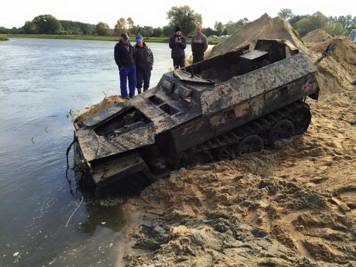 Wehrmacht War Machine Found In River After 70 Years
