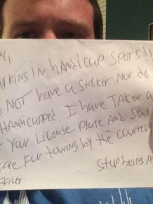 Army Vet Perfectly Responds To Passive Aggressive Note