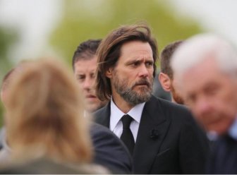 Jim Carrey Attends Late Girlfriend Cathriona White's Funeral