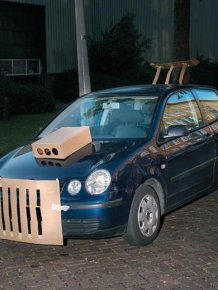 One Man Is Pimping Out People's Cars With Cardboard