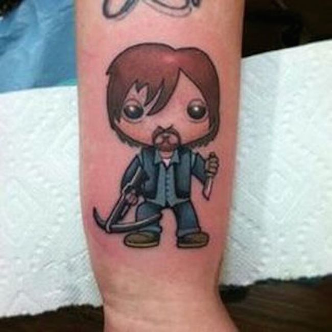 It's Scary How Good These Walking Dead Tattoos Are