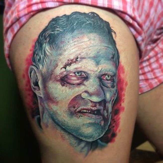 It's Scary How Good These Walking Dead Tattoos Are