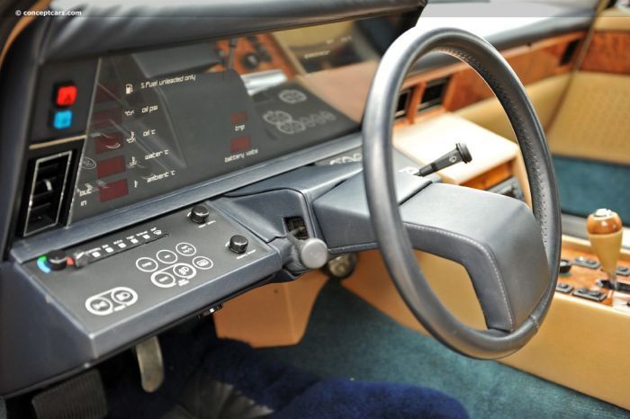 The Interior Of An Aston Martin Lagonda Is Out Of This World