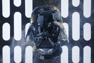It Turns Out That Darth Vader's Helmet Makes An Awesome Disco Ball