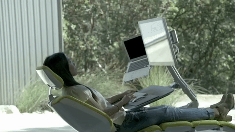 Incredible Workstation Allows You To Work While Lying Down