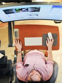 Incredible Workstation Allows You To Work While Lying Down