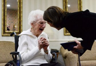 Woman Cries Tears Of Joy After Getting Her High School Diploma At 97 Years Old