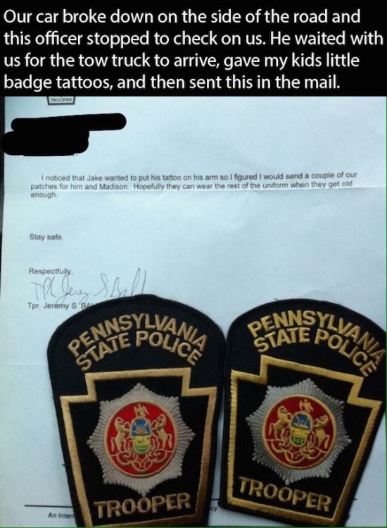 Proof That Police Officers Can Be Awesome Human Beings
