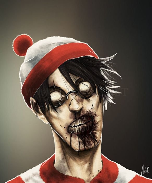 Zombie Cartoon Characters 