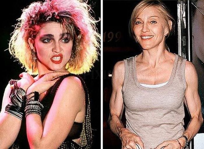 Celebrities Then and Now 