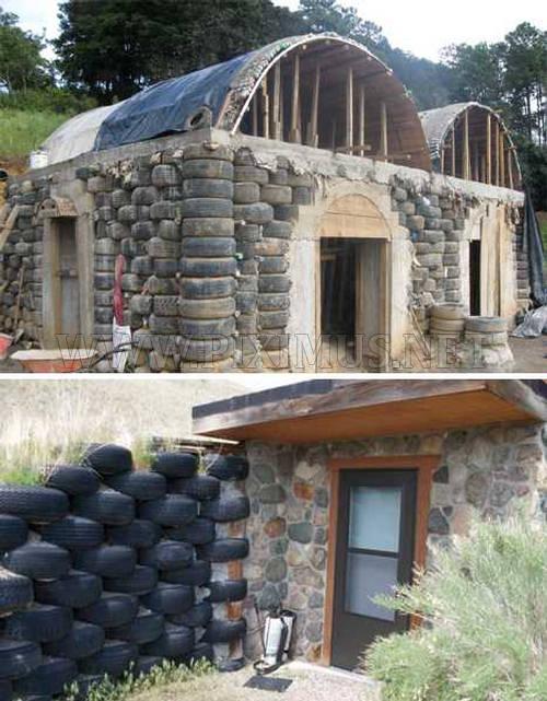 House Build with Tires