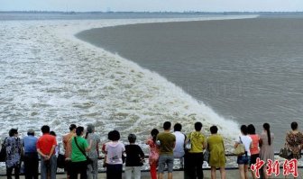 Surging Tide of Qiantang River