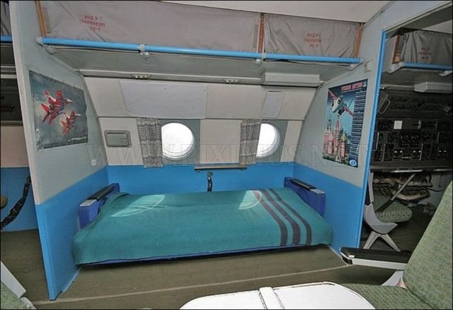 Airplane With Cozy Beds
