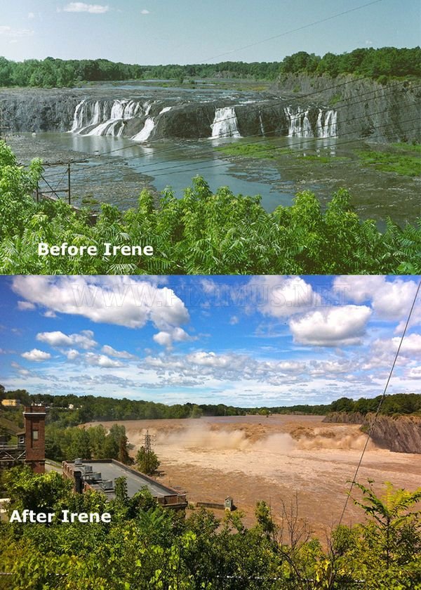 Before & After Hurricane Irene 