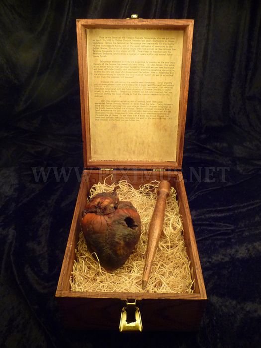 Mummified Vampire Heart is for Sale on Ebay