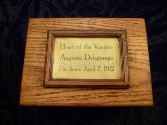 Mummified Vampire Heart is for Sale on Ebay