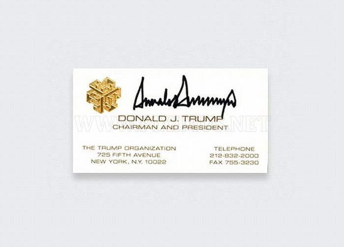 TOP 10 Famous Business Cards 