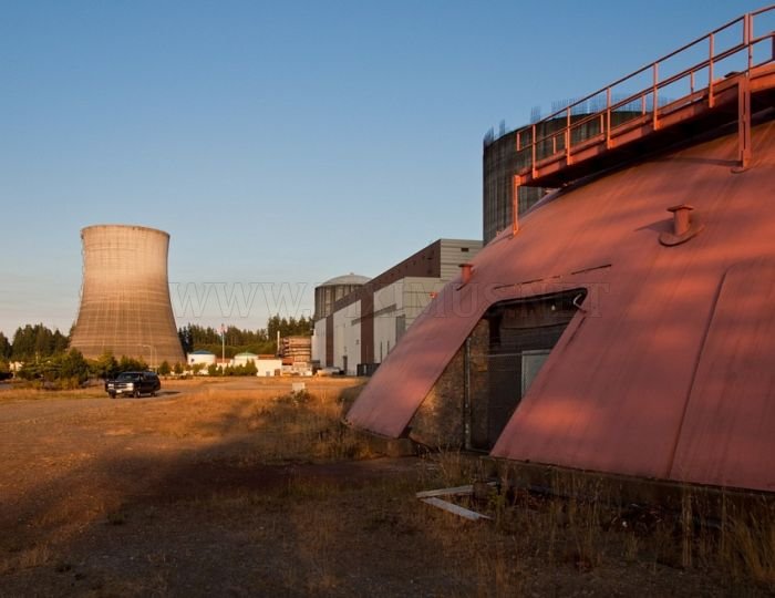 Abandoned Satsop Washington Nuclear Plant in Tacoma 