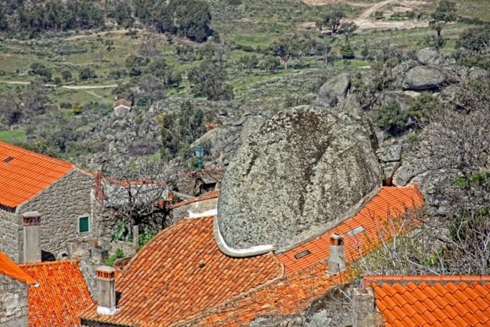Awesome Portugal Village Monsanto Built Among Rocks 