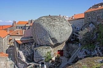 Awesome Portugal Village Monsanto Built Among Rocks 