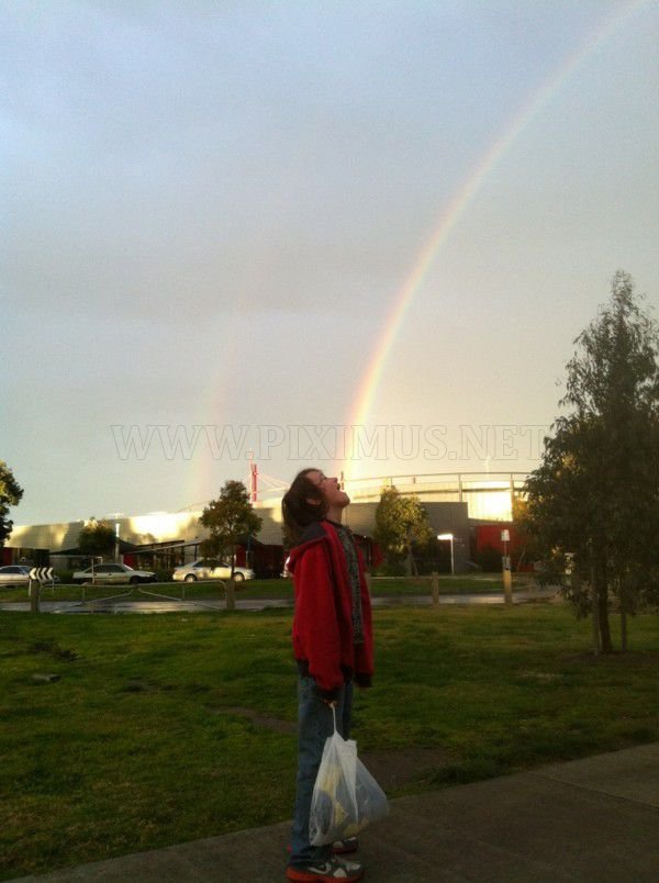 Play with rainbow