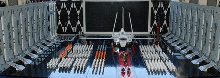 Arrival of the Emperor in Lego 