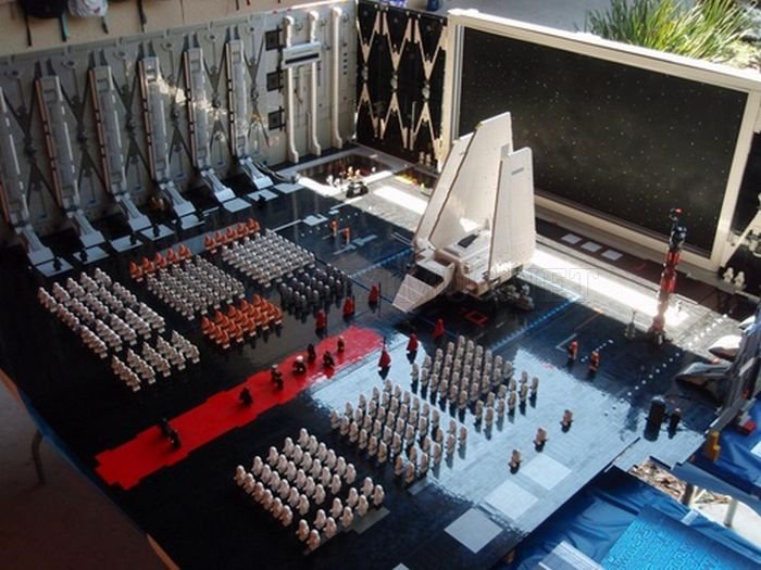 Arrival of the Emperor in Lego 