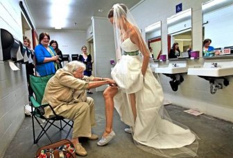 Wedding Ceremony on a Roller Coaster 