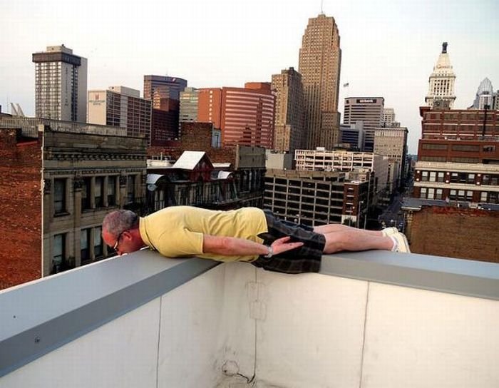 Bizarre Planking Positions 