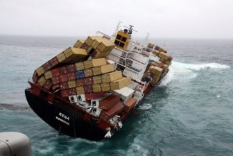 Container Ship Ran Aground