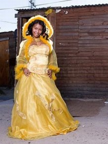 South African Slum Graduates Dress Up 