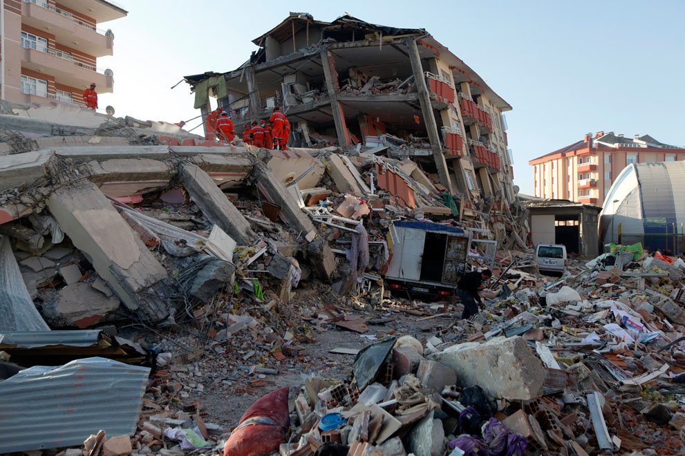 The earthquake in Turkey