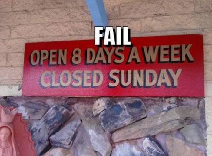 Hilarious Closed Signs 
