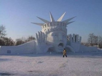 Snow Sculptures