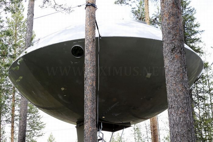 UFO Treehouse in Sweden 