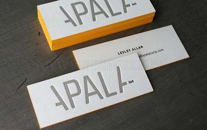 Very Creative Edge Painted Business Cards 